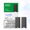 JUUL 2 Crisp Menthol Pod Kartuş 2'li Paket PodEvi sitemizden satın al