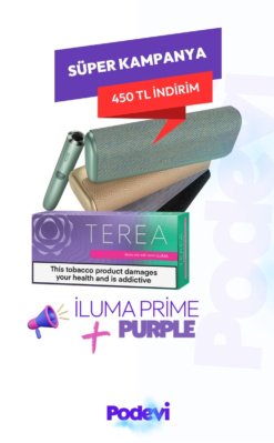 iQOS iLuma Prime Cihaz ve TEREA Purple Set Kampanyası