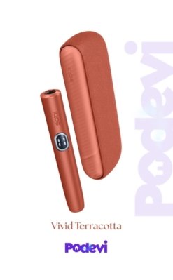 IQOS Iluma i serisi Vivid Terracotta renk seçeneği stoklarımızda