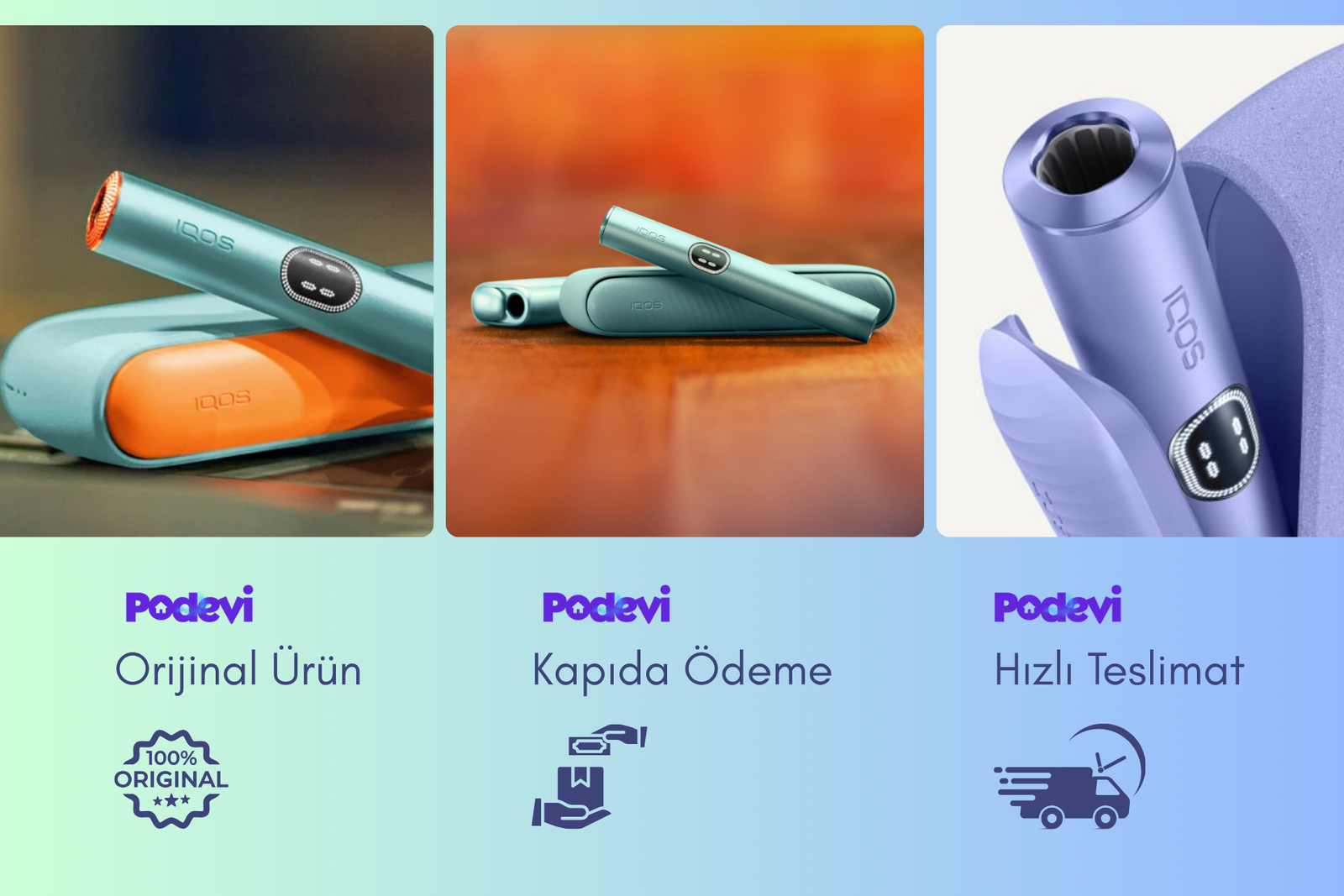 IQOS Iluma İ serisi Güvenli Ödeme ve Hızlı Teslimat Avantajı